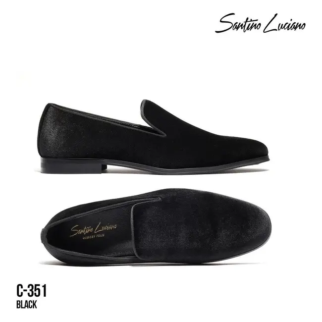 Santino Luciano Velvet Smookey Men's Shoes