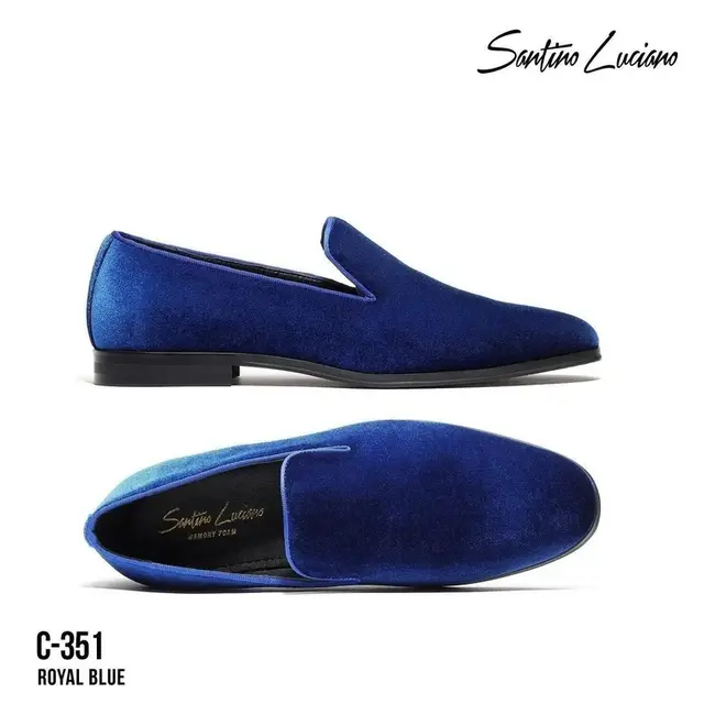 Santino Luciano Velvet Smookey Men's Shoes