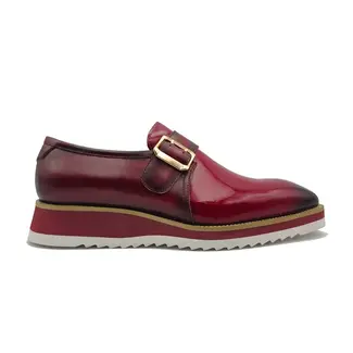Carrucci Patent Leather slip on Monkstrap "KS515-38P"