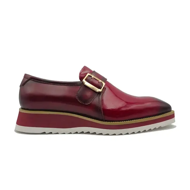 Carrucci Patent Leather slip on Monkstrap "KS515-38P"