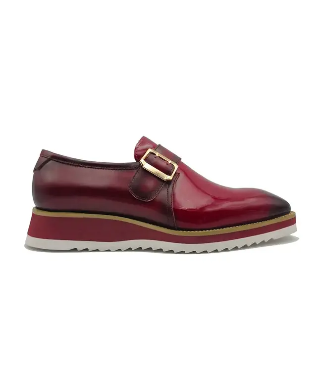 Carrucci Patent Leather slip on Monkstrap "KS515-38P"