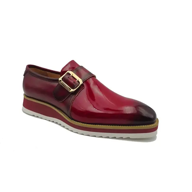 Carrucci Patent Leather slip on Monkstrap "KS515-38P"