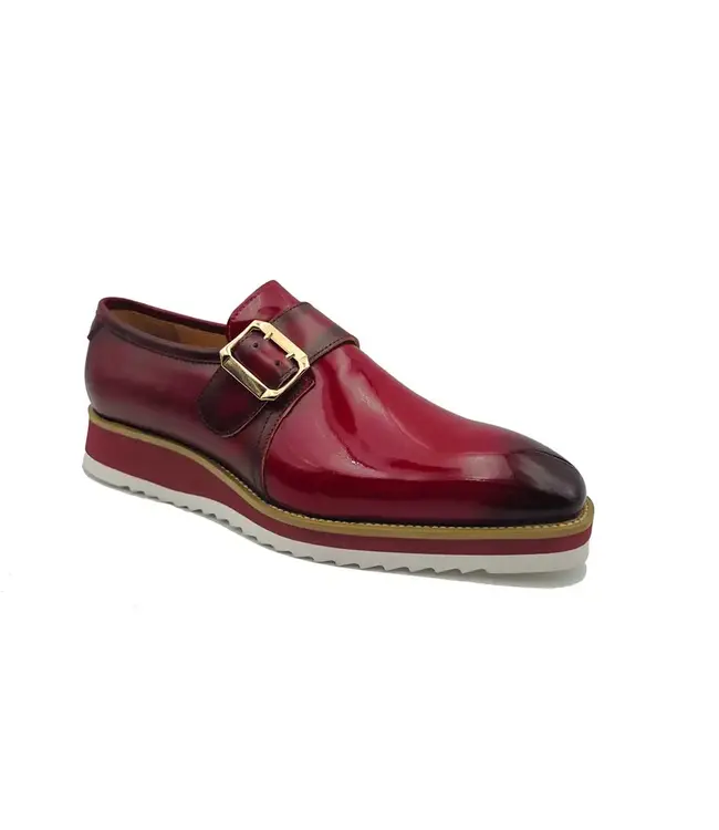 Carrucci Patent Leather slip on Monkstrap "KS515-38P"