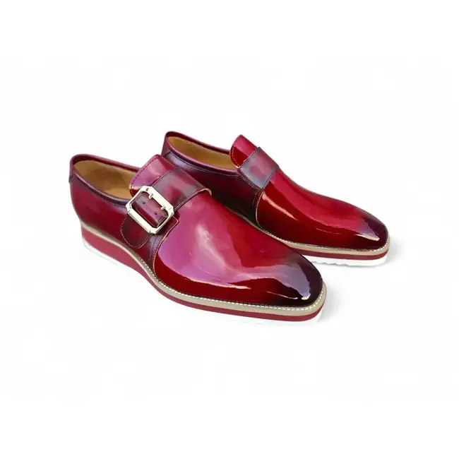 Carrucci Patent Leather slip on Monkstrap "KS515-38P"