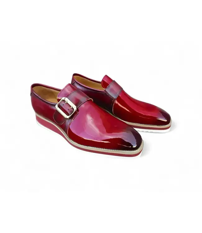 Carrucci Patent Leather slip on Monkstrap "KS515-38P"