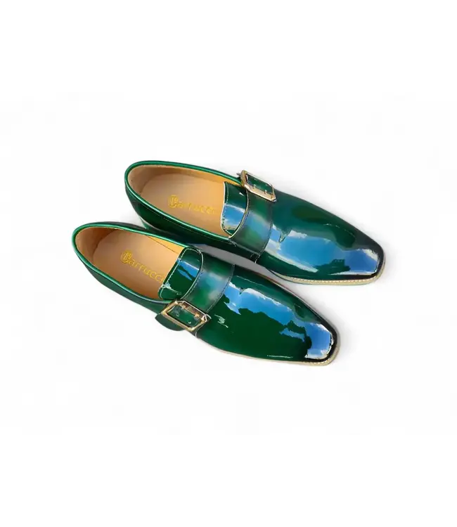 Carrucci Patent Leather slip on Monkstrap KS515-38P