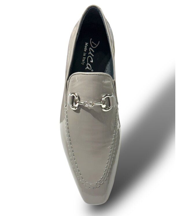 Duca Duca  Italy "Valenza"  Patent Leather Loafers – Red Bottom Elegance
