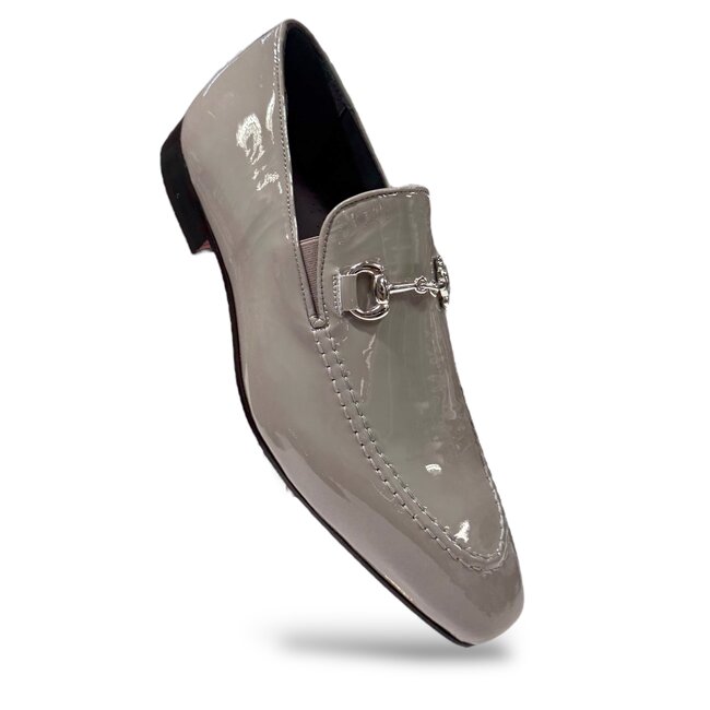 Duca  Italy "Valenza"  Patent Leather Loafers – Red Bottom Elegance