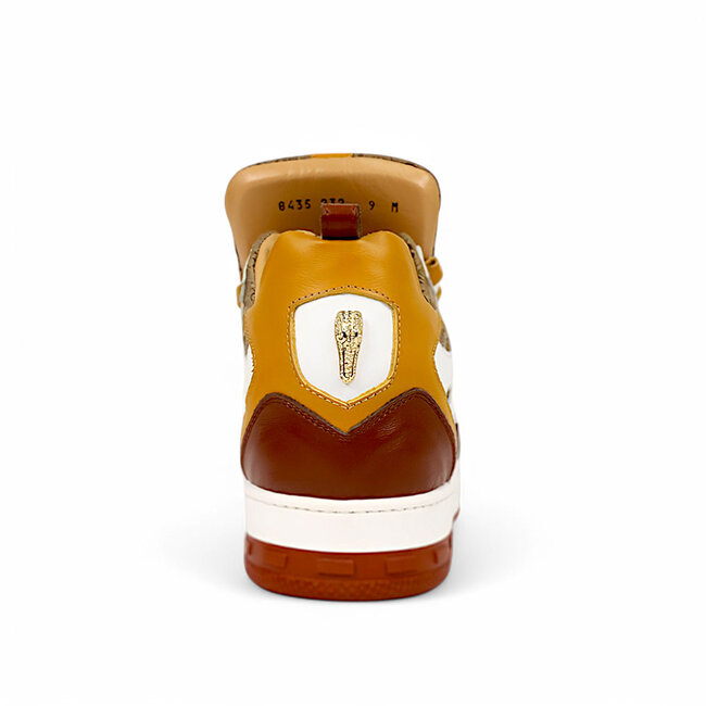 Mauri Mauri Abstract 8435 Exotic Crocodile Nappa Leather