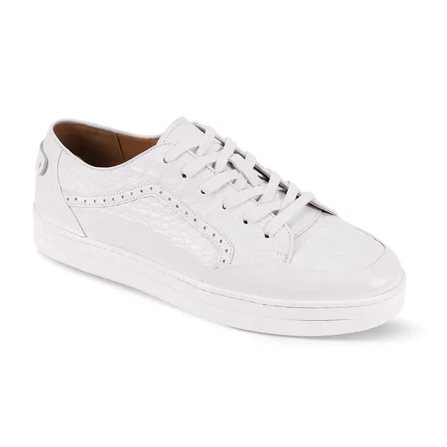 Giovanni Timo Giovanni Croc Print Sneakers