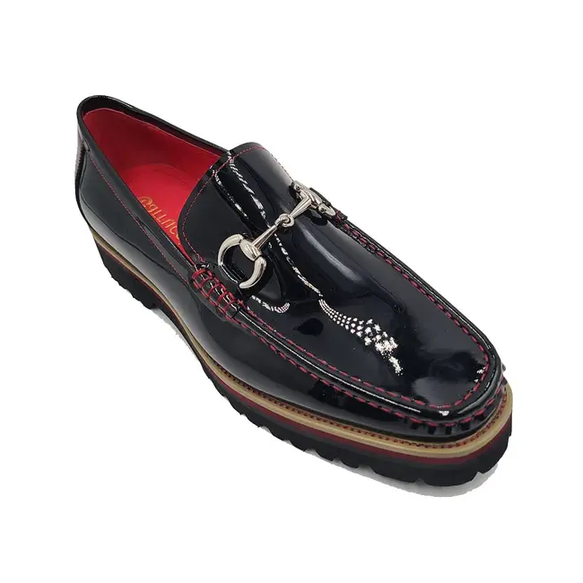 Carrucci Horse Bit Loafer in Lug Sole