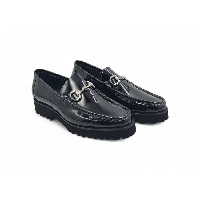 Horse Bit Loafer in Lug Sole