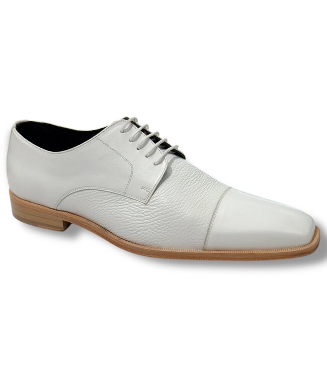 Belvedere Belvedere White Calf  Deer Skin "Studio"