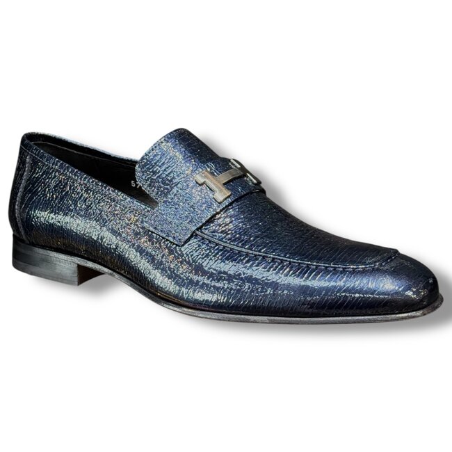 Corrente '5760' H Buckle Vita Loafers Navy