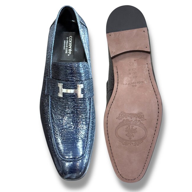 Corrente '5760' H Buckle Vita Loafers Navy