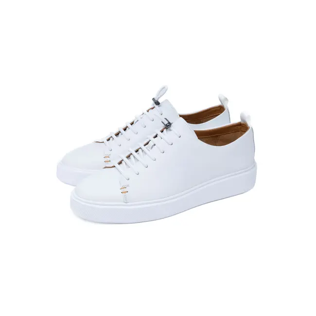 5Sh15 All Over Deer Skin Leather Sneaker