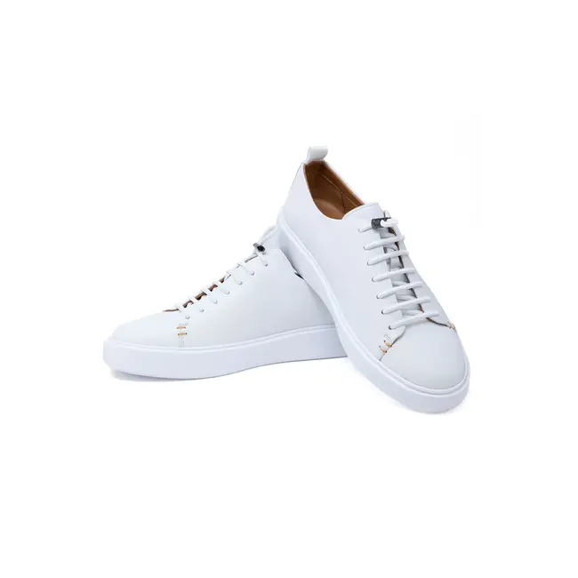 5Sh15 All Over Deer Skin Leather Sneaker