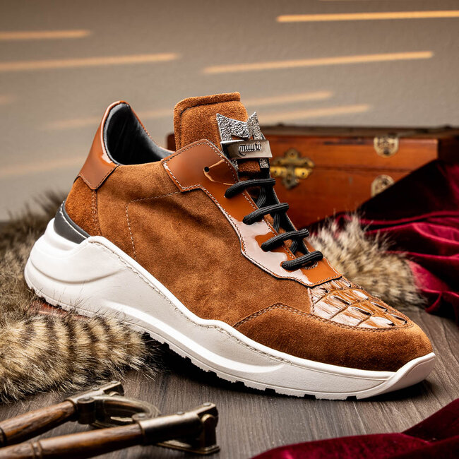 Mauri '8492' Hornback / Suede / Patent Sneakers