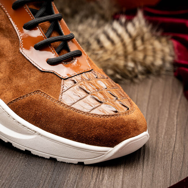 Mauri '8492' Hornback / Suede / Patent Sneakers