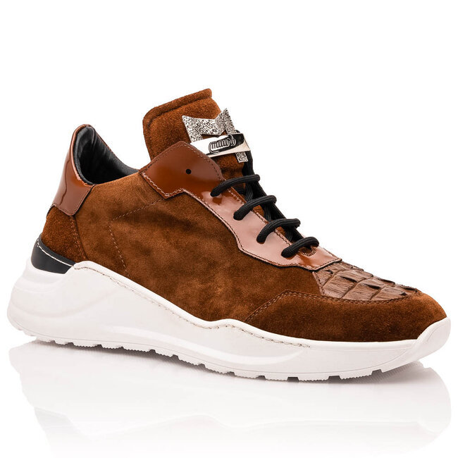 Mauri '8492' Hornback / Suede / Patent Sneakers
