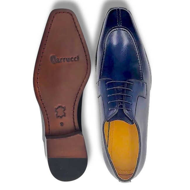 Carrucci Split Toe Oxford in Leather Sole