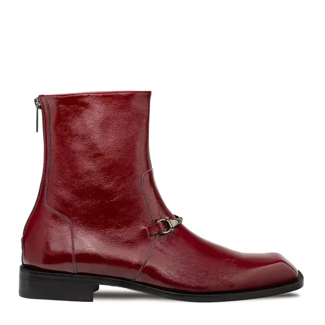 Buscemi Hi-Shine Ornament Boot