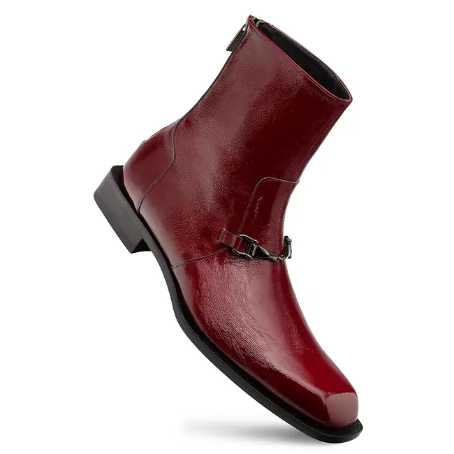 Buscemi Hi-Shine Ornament Boot