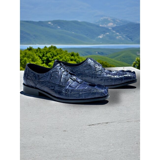 Mauri Mauri - "4717 " "Borsieri" Hand-Painted Hornback Derby Shoe