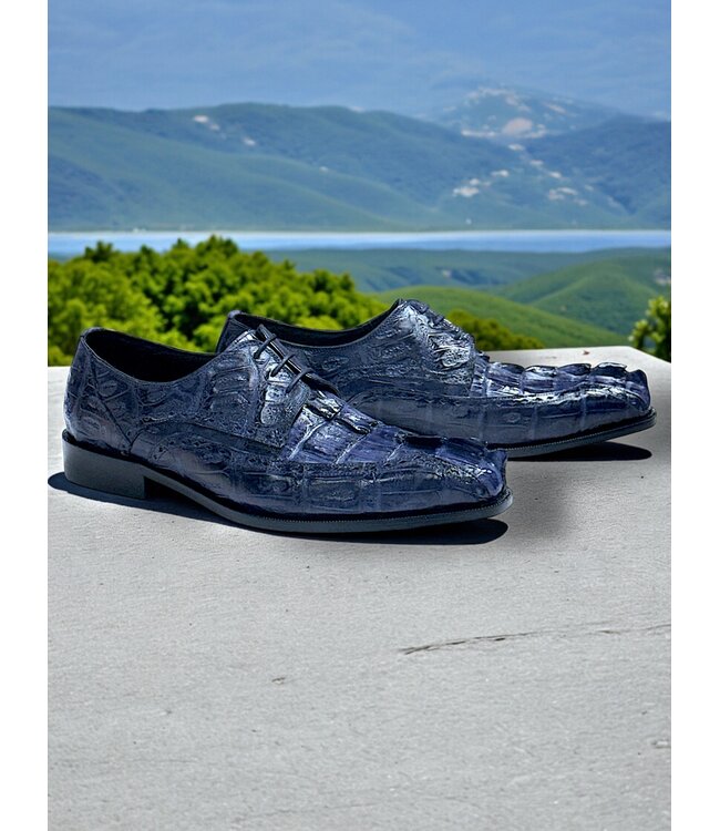 Mauri Mauri - "4717 " "Borsieri" Hand-Painted Hornback Derby Shoe
