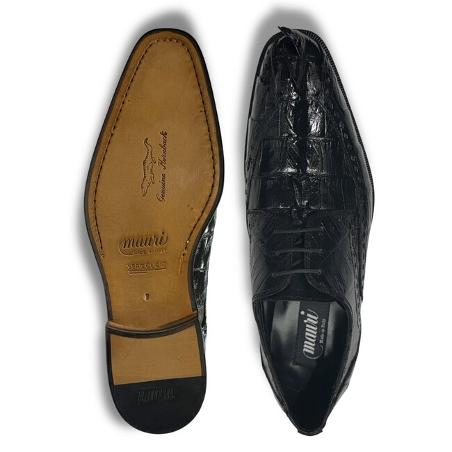 Mauri Mauri - "4717 " "Borsieri" Hand-Painted Hornback Derby Shoe
