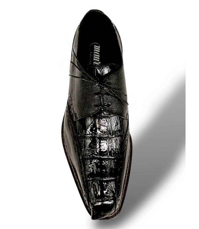 Mauri Mauri - "4717 " "Borsieri" Hand-Painted Hornback Derby Shoe
