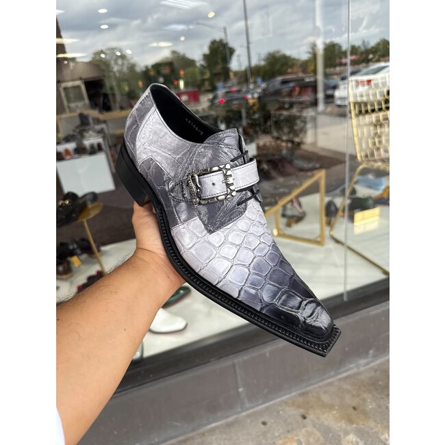 Mauri 'Wanted' '44166/2' Men's Shoes Genuine Alligator