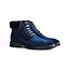 Carrucci Suede Faux Shearling Combat Boot