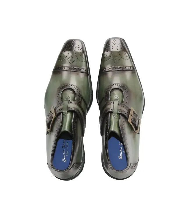 Emilio Franco Emilio Franco Aldo Men's Boot Calf-Skin Leather Monk/Strap Buckle