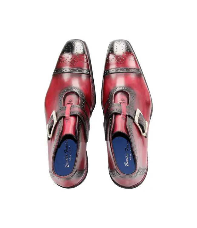 Emilio Franco Emilio Franco Aldo Men's Boot Calf-Skin Leather Monk/Strap Buckle