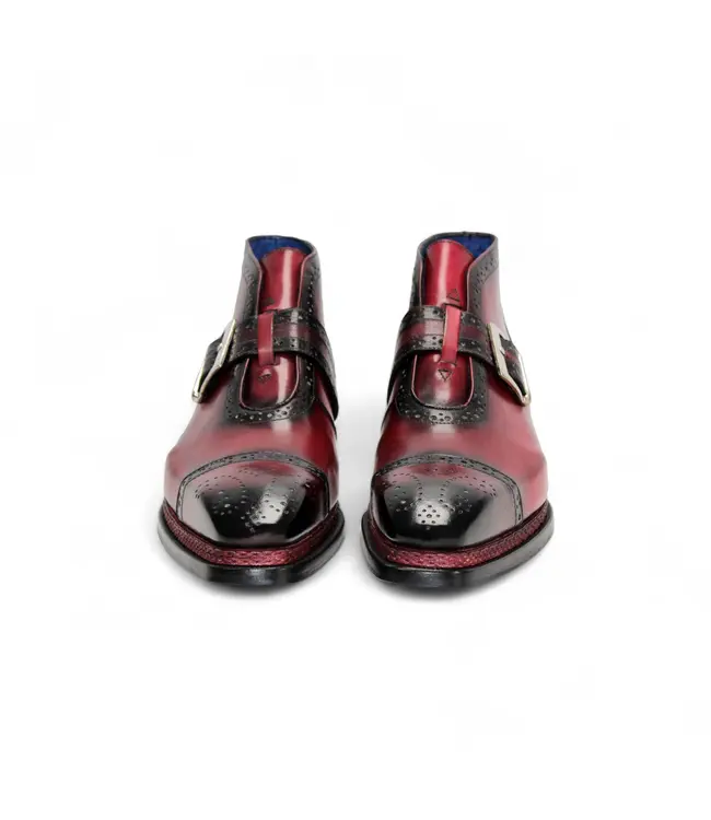 Emilio Franco Emilio Franco Aldo Men's Boot Calf-Skin Leather Monk/Strap Buckle