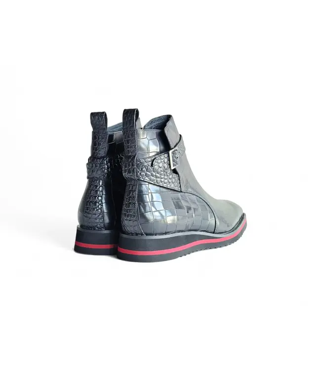 Carrucci Carrucci Vesper Cross Strap Buckle Boot