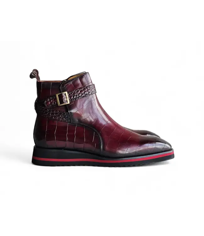 Carrucci Carrucci Vesper Cross Strap Buckle Boot