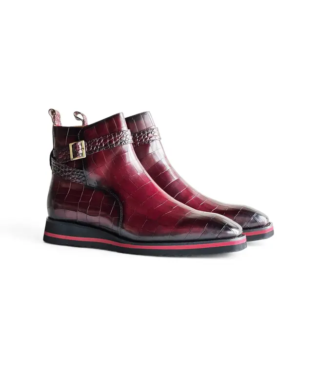 Carrucci Carrucci Vesper Cross Strap Buckle Boot