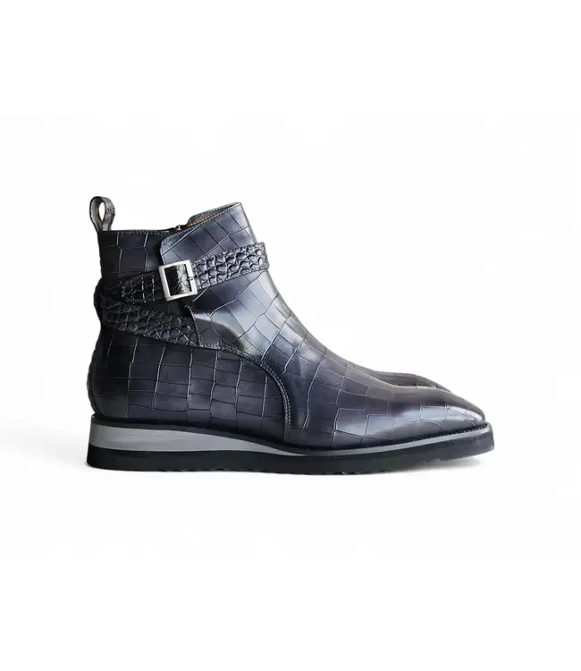 Carrucci Carrucci Vesper Cross Strap Buckle Boot