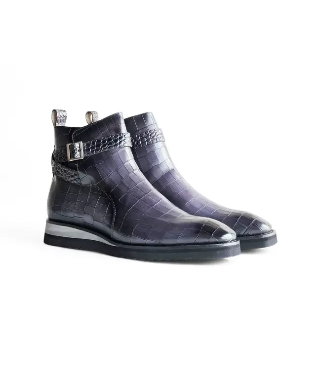 Carrucci Carrucci Vesper Cross Strap Buckle Boot