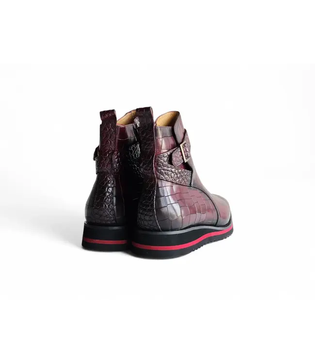 Carrucci Carrucci Vesper Cross Strap Buckle Boot