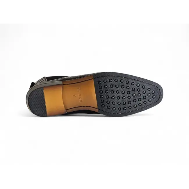 Carrucci Crocodile Embossed Chelsea Boot KB503X-601E