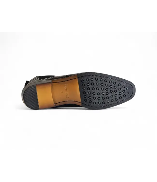 Carrucci Crocodile Embossed Chelsea Boot KB503X-601E