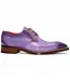 Fennix Fennix Tyler Calf and Alligator Lace-up Shoes Purple