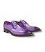 Fennix Fennix Tyler Calf and Alligator Lace-up Shoes Purple