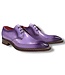 Fennix Fennix Tyler Calf and Alligator Lace-up Shoes Purple