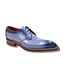 Fennix Tyler Calf and Alligator Lace-up Shoes Light/Blue