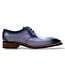Fennix Tyler Calf and Alligator Lace-up Shoes Light/Blue