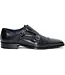 Firmani "Percy" Navy Shoes Double Monk Strap